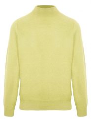 Malo Optimum Sweter "Lupetto" w kolorze jasnożółtym rozmiar: S. Żółte swetry męskie Malo Optimum, s, bez wzorów, z kaszmiru, bez kołnierzyka. Za 382.99 zł.