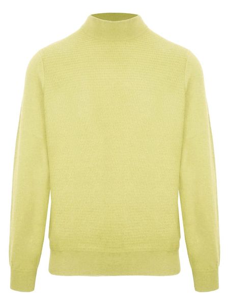 Malo Optimum Sweter "Lupetto" w kolorze jasnożółtym rozmiar: S. Żółte swetry męskie Malo Optimum, s, bez wzorów, z kaszmiru, bez kołnierzyka. Za 382.99 zł.