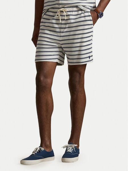 Polo Ralph Lauren Szorty materiałowe 710B14506001 Beżowy Regular Fit. Brązowe szorty męskie Polo Ralph Lauren, z bawełny, bez kołnierzyka. Za 521.99 zł.