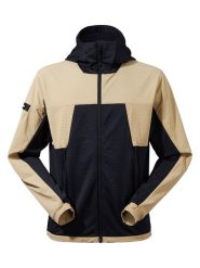 Berghaus Kurtka funkcyjna "Benwell" w kolorze beżowo-czarnym rozmiar: 48. Czarne kurtki outdoor męskie Berghaus, bez wzorów, z materiału, bez kaptura. Za 347.99 zł.