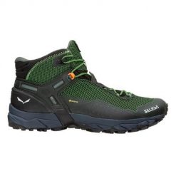 Buty trekkingowe męskie Salewa MS Ultra Flex 2 Mid Gtx. Zielone buty trekkingowe męskie Salewa, z gumy, bez zapięcia, trekkingowe. Za 841.00 zł.