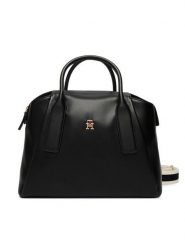 Tommy Hilfiger Torebka AW0AW18532 Czarny. Czarne torebki klasyczne damskie Tommy Hilfiger, bez wzorów, ze skóry, bez dodatków. Za 649.99 zł.