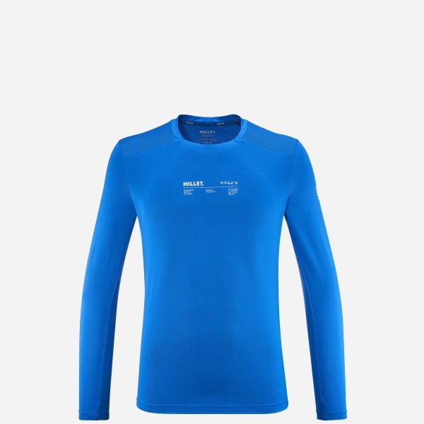 Koszulka męska z długim rękawem Millet Intense Ts Ls M active fit. Niebieskie koszulki męskie z długim rękawem Millet, m. Za 340.00 zł.