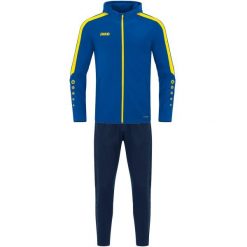 Dres z kapturem Jako Power. Niebieskie szorty męskie Jako, bez wzorów, z dresówki, sportowe. Za 514.00 zł.