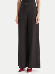 Maryley Spodnie materiałowe 25IB680/M17 Czarny Regular Fit. Czarne spodnie materiałowe damskie Maryley, bez wzorów, z materiału. Za 319.99 zł.