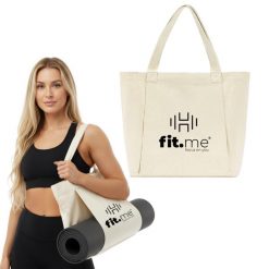 TORBA NA MATĘ DO JOGI BAWEŁNIANA SPORTOWA NA TRENING FITNESS PILATES FIT.ME. Białe torby męskie na ramię FIT.ME, bez wzorów, z bawełny, na ramię. Za 49.95 zł.