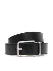 Emporio Armani Pasek EM007172 AF29130 MC593 Czarny. Czarne paski męskie Emporio Armani, bez wzorów, ze skóry. Za 569.99 zł.