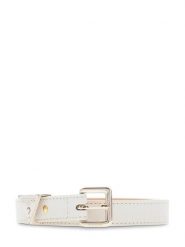 Guess Pasek BW9457 P6320 Kremowy. Białe paski damskie Guess, z aplikacjami, ze skóry. Za 194.99 zł.