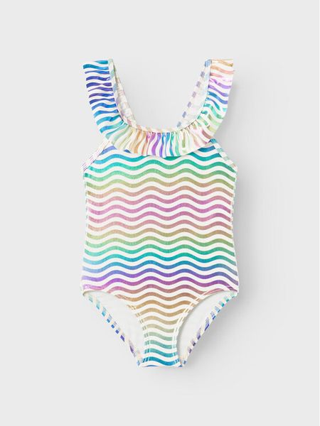 NAME IT Strój kąpielowy Nmfzamar 13226753 Turkusowy Regular Fit. Niebieskie stroje kąpielowe dziewczęce Name it, bez wzorów, z syntetyku. Za 109.99 zł.