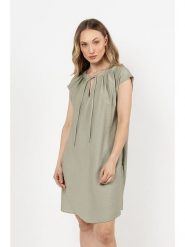 Awama Sukienka w kolorze jasnozielonym rozmiar: XL. Zielone sukienki damskie Awama, xl, bez wzorów, bez kołnierzyka, bez ramiączek, midi. Za 166.88 zł.