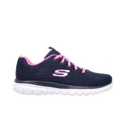 Buty damskie SKECHERS Graceful Get Connected. Czerwone buty sportowe na co dzień damskie Skechers, bez wzorów. Za 199.99 zł.