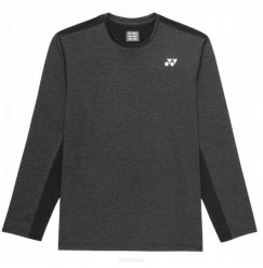 Koszulka tenisowa męska Yonex Longsleeve. Czarne t-shirty sportowe męskie YONEX, m, z materiału, bez ramiączek, na fitness i siłownię. Za 299.00 zł.
