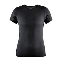Koszulka damska Craft Pro Dry Nanoweight. Czarne t-shirty damskie Craft, l, bez wzorów, z poliesteru, bez kołnierzyka. Za 228.10 zł.