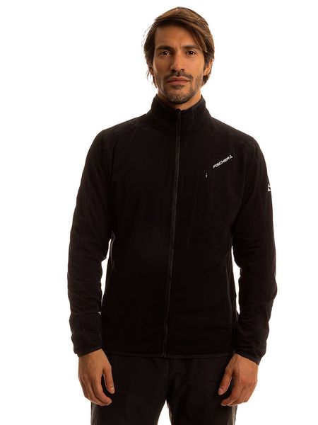 Fischer Kurtka polarowa w kolorze czarnym rozmiar: L. Czarne kurtki męskie FISCHER, l, bez wzorów, z materiału, bez kaptura. Za 248.58 zł.