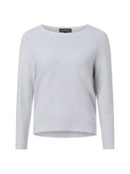 Franco Callegari Sweter z dzianiny Kobiety Bawełna szary, XXL. Szare swetry klasyczne damskie Franco Callegari, uniwersalny, z bawełny, bez kołnierzyka. Za 179.95 zł.