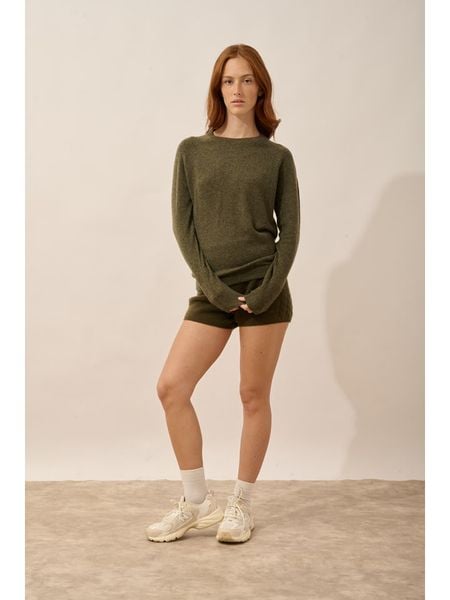 Just Cashmere Kaszmirowy sweter "Jane" w kolorze khaki rozmiar: S. Brązowe swetry klasyczne damskie Just Cashmere, s, z kaszmiru, bez kołnierzyka. Za 326.99 zł.