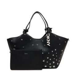Torebka DKNY. Czarne torebki klasyczne damskie DKNY, bez wzorów, bez dodatków. Za 789.99 zł.