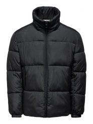 ONLY & SONS Kurtka zimowa "David" w kolorze czarnym rozmiar: XL. Czarne kurtki męskie Only & Sons, na zimę, xl, bez wzorów, bez kaptura. Za 201.08 zł.