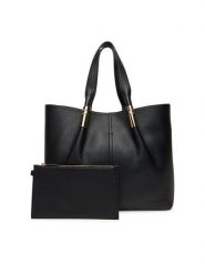 Elisabetta Franchi Torebka BS-41A-56E2-V440 Czarny. Czarne torebki klasyczne damskie Elisabetta Franchi, bez wzorów, ze skóry, bez dodatków. Za 1,909.00 zł.