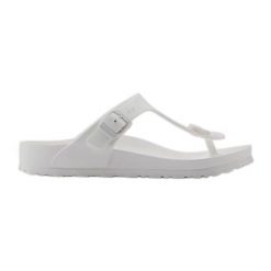 Japonki Birkenstock Gizeh Eva 0128221 białe. Białe klapki damskie bez wzorów, z materiału, bez obcasa. Za 316.64 zł.