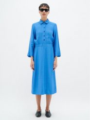 InWear Sukienka codzienna Sharla 30107907 Niebieski Regular Fit. Niebieskie sukienki damskie InWear, na co dzień, bez wzorów, z wiskozy, bez kołnierzyka, bez ramiączek, proste. Za 349.99 zł.