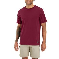 Koszulka sportowa męska Carhartt Lightweight Durable. Niebieskie t-shirty sportowe męskie Carhartt, l, bez ramiączek. Za 212.99 zł.