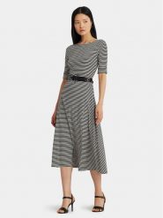 Lauren Ralph Lauren Sukienka codzienna 250938764001 Czarny Regular Fit. Czarne sukienki damskie Lauren Ralph Lauren, na co dzień, xs, bez wzorów, z bawełny, bez kołnierzyka, bez ramiączek, proste. Za 1,269.00 zł.