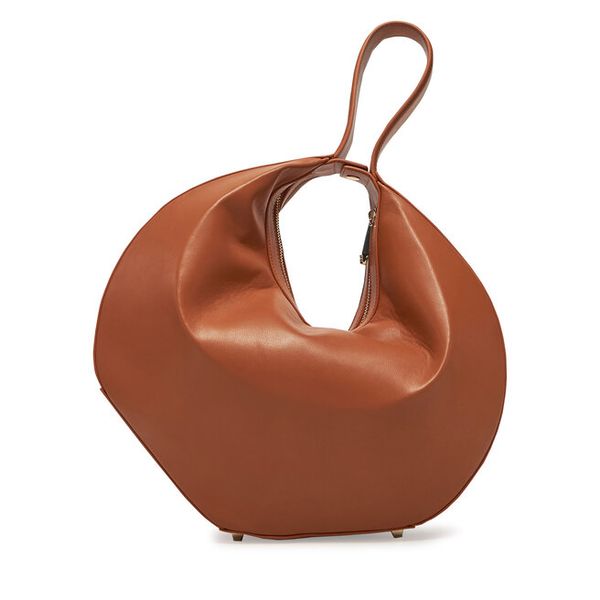 Torebka Patrizia Pepe. Brązowe torebki klasyczne damskie Patrizia Pepe, bez wzorów, bez dodatków. Za 999.99 zł.