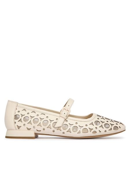 Caprice Baleriny 9-22511-46 Beżowy. Brązowe baleriny damskie Caprice, bez wzorów, ze skóry, bez obcasa. Za 275.99 zł.