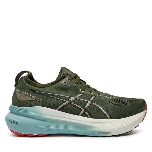 Buty do biegania Asics. Zielone obuwie do biegania damskie Asics, asics gel kayano. Za 659.99 zł.