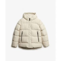 Damska kurtka puchowa Superdry Sports. Brązowe kurtki damskie Superdry., l, bez wzorów, z puchu, z kapturem. Za 638.00 zł.
