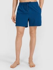 4F Szorty kąpielowe w kolorze granatowym rozmiar: XL. Niebieskie szorty sportowe męskie 4f, xl, z materiału, outdoorowe. Za 59.95 zł.
