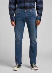 LEE DAREN ZIP FLY MĘSKIE SPODNIE JEANSOWE MID WORN TINTED L707SQBG 112320167. Spodnie materiałowe męskie Lee, bez wzorów, z jeansu. Za 239.99 zł.
