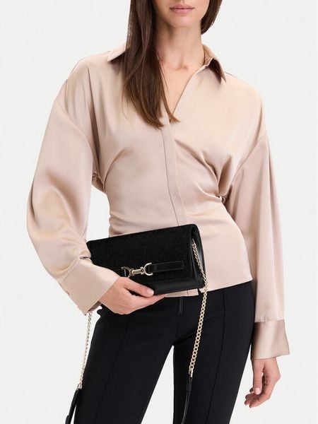 MEXX Torebka EO-MEXX-L-024-10 Czarny. Czarne torebki klasyczne damskie Mexx, bez wzorów, ze skóry, bez dodatków. Za 199.99 zł.