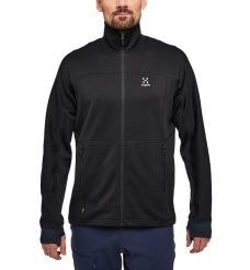 Męska Turystyka Bluza Lekka Oddychająca Haglöfs Betula Hood. Czarne bluzy z kapturem męskie Haglöfs, m, z tkaniny. Za 279.00 zł.