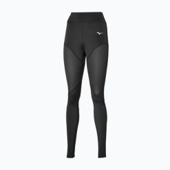 Legginsy do biegania damskie Mizuno BT. Czarne legginsy damskie Mizuno, l, bez wzorów, z materiału. Za 139.99 zł.