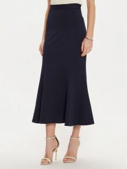 Rinascimento Spódnica midi CFC0121278003 Czarny Regular Fit. Czarne spódniczki damskie RINASCIMENTO, m, bez wzorów, z syntetyku, midi. Za 279.99 zł.