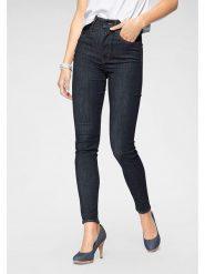 Levi's Dżinsy - Super Skinny fit - w kolorze granatowym rozmiar: W25/L30. Niebieskie jeansy damskie Levi's, z podwyższonym stanem. Za 187.52 zł.