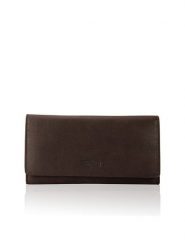SPARWELL Skórzany portfel "Luisa" w kolorze brązowym - 19 x 9,5 x 2,5 cm rozmiar: onesize. Brązowe portfele damskie SPARWELL, bez wzorów, z materiału. Za 86.99 zł.