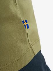 Koszulka z długim rękawem męska Fjallraven Forever Nature Badge L/S. Zielone koszulki męskie z długim rękawem Fjällräven, l, z bawełny. Za 219.99 zł.