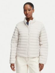 Calvin Klein Kurtka puchowa LV044G502G Beżowy jasny Regular Fit. Brązowe kurtki damskie CALVIN KLEIN, xs, bez wzorów, z puchu, bez kaptura. Za 849.99 zł.