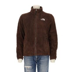 Damska kurtka polarowa Osito TNF brązowa. Brązowe kurtki damskie The North Face, l, bez wzorów, z polaru, bez kaptura. Za 212.96 zł.