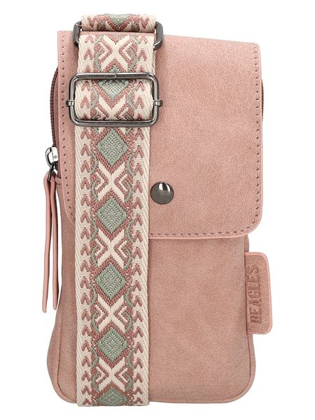 Beagles Torebka w kolorze jasnoróżowym na telefon - 11 x 20 x 2 cm rozmiar: onesize. Różowe torebki klasyczne damskie Beagles, bez wzorów, z materiału, bez dodatków. Za 87.19 zł.