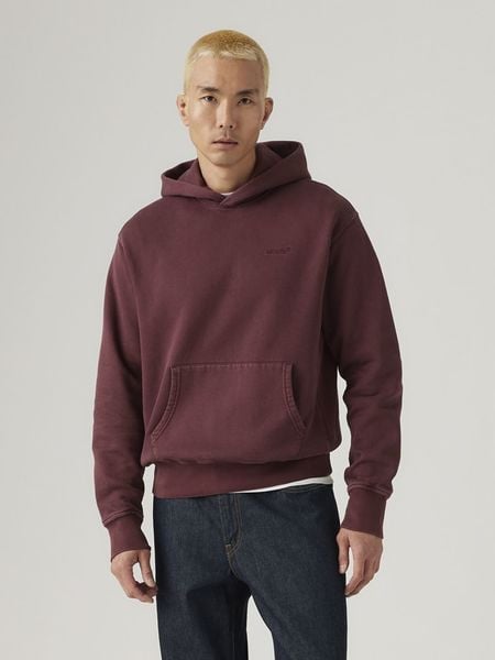 Levi's Bluza w kolorze czerwonym rozmiar: L. Czerwone bluzy z kapturem męskie Levi's, l, z bawełny. Za 139.87 zł.