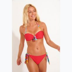 Strój kąpielowy dwuczęściowy damski Banana Moon Macaodasia Wate. Czerwone bikini damskie Banana Moon, bez wzorów. Za 239.99 zł.
