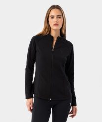 Bluza z zamkiem ocieplana dla kobiet Carpatree Aspen. Czarne bluzy bez kaptura damskie Carpatree, l, z elastanu. Za 191.99 zł.