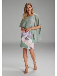 SWING Sukienka w kolorze miętowym rozmiar: 38. Zielone sukienki damskie Swing, bez wzorów, bez kołnierzyka, bez ramiączek, mini. Za 231.13 zł.