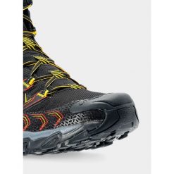 Buty turystyczne męskie La Sportiva Ultra Raptor II Mid GTX. Czarne buty trekkingowe męskie La Sportiva, bez zapięcia, trekkingowe. Za 818.99 zł.