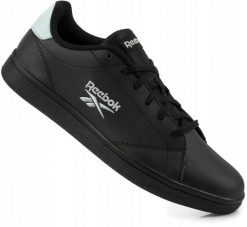 Damskie buty sportowe Reebok Royal Complete. Czarne buty sportowe na co dzień damskie Reebok, z aplikacjami, z materiału, trekkingowe, Reebok Royal. Za 199.00 zł.