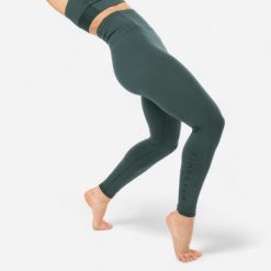 Legginsy do tańca nowoczesnego damskie Starever wysoki stan. Czarne legginsy damskie STAREVER, l, bez wzorów, z elastanu. Za 119.99 zł.